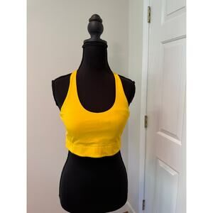 Outdoor Voices "Doing Things" Bra in Yellow